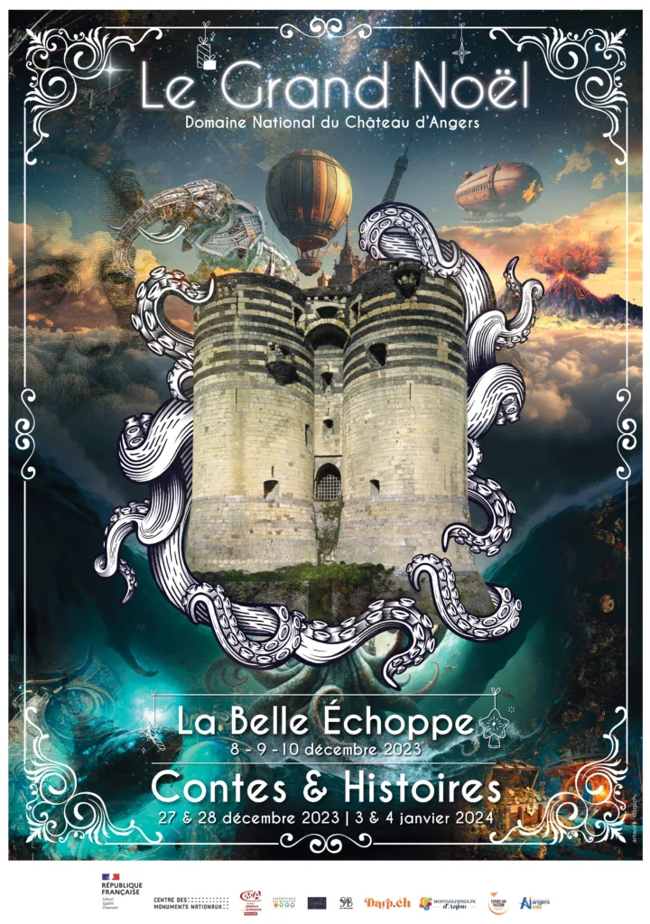 Affiche Le Grand Noël au Château d'Angers 2023